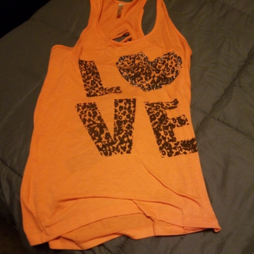 Love ripped back tanktop